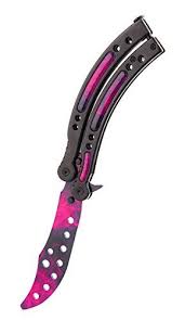 Butterfly Trainer Balisong Gamma Doppler Skin Csgo Knife Skin Trainer Counter Strike Exercise Knife Ariknives