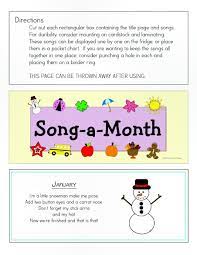 Song A Month Sung To The I M A Little Tea Pot Tune Includes Nursey Rhymes Booklet And Much More Kindergarten Songs Preschool Songs Classroom Songs