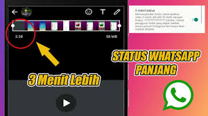 Cara Upload Video Status Whatsapp Lebih Dari 30 Detik Di 2020
