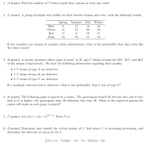 Get rid of lorem ipsum forever. Solved 1 4 Points Find The Number Of 7 Letters Words T Chegg Com