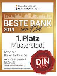 Die abgegebenen benotungen aller bankkunden sind für jeden nutzer abrufbar. Bankentest Gesellschaft Fur Qualitatsprufung Mbh