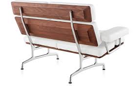 With its emphasis on beautiful materials and simplified forms, the eames sofa exemplifies the best in modern furniture design. Eames 2 Seat Sofa Hivemodern Com