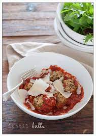 8 Unusual Sources Of Veggie Protein A Lentil Balls Recipe Stonesoup Vegitarian Recipes Veggie Ball Recipe Lentil Bean Recipe