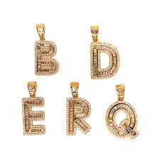 Available from letters a to z. 10k 14k 18k Baguatte Cz Gold Creative Gift Letter Jewelry Initial Charm Alphabet Charm China Letter Pendant And Fashion Jewelry Price Made In China Com