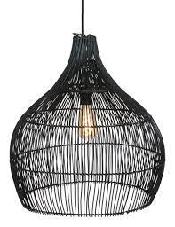 zwarte hanenkooi lamp riet wf light directlampen nl lampen riet lampen riet