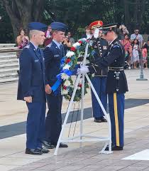 Local cadets lay wreath at Tomb of the Unknown Soldier