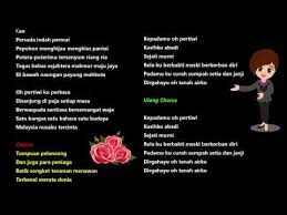 Dirgahayu Tanah Airku Lirik Ada Vokal Youtube