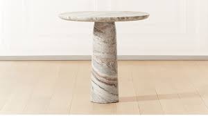 Babylon Round Small Table Reviews Cb2 In 2020 Small Tables Marble Table Marble Table Lamp