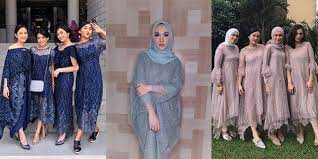 120 отметок «нравится», 6 комментариев — inspirasi kebaya & outfit (@fndlabels_id) в instagram: 14 Ide Gaun Bridesmaid Dari Kain Tile Akar Yang Sedang Tren Kompak Hitsnya Sama Manten