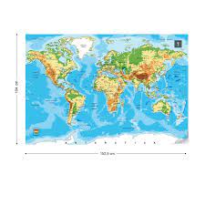 In greek mythology, atlas (/ˈætləs/; Fototapete Tapete World Map Atlas Bei Europosters Kostenloser Versand