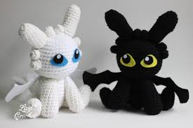 Check spelling or type a new query. Night Fury Toothless Light Furry How To Train Your Dragon Chibi Plushie Amigurumi Stuffed Toy Doll Handmade Softies Gift Baby Crochet Plush