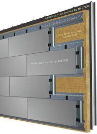 Intelliscreen Complete Rainscreen System Metal Wall Cladding From Imetco House Cladding Exterior Wall Cladding Facade Cladding