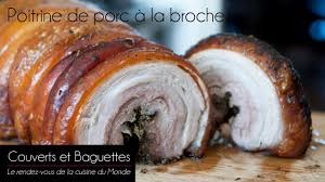 Poitrine Porc A La Broche Youtube