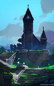 Artstation Zelda Temple Of Time Tim Kaminski Legend Of Zelda Memes Legend Of Zelda Breath Zelda Art