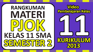 Ringkasan materi pjok kelas 11 semester 2. Rangkuman Materi Pelajaran Pjok Kelas 11 Sma Smk Semester 2 Youtube
