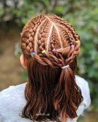 I secure pony tails with a little elastic band and rehash on the opposite side. 33 Cutest Braids For Short Hair