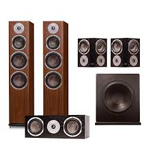 Klh Kendall 5 1 Speaker System Walnut Speaker System Speaker Best Home Theater System