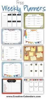 Free Printable Weekly Planners To Plan Your Weekly Schedule Weekly Planner Free Printable Weekly Planner Printable Planner Printables Free