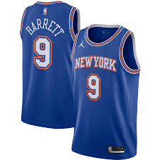 Authentic nba jerseys are at the official online store of the national basketball association. Men S Jordan Brand R J Barrett Blue New York Knicks 2020 21 Swingman Jersey Statement Edition