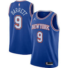 Sign up & save 10%. Men S Jordan Brand R J Barrett Blue New York Knicks 2020 21 Swingman Jersey Statement Edition