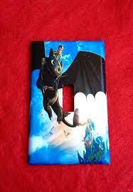 How To Train Your Dragon Single Light Switch Cover By Nerdgasmo 6 99 How To Train Your Dragon Austin Stuff Light Switch Covers