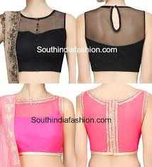 Black Boat Neck Net Tops Stunning Net Blouse Designs South India Fashion Netted Blouse Designs Trendy Blouse Designs Net Saree Blouse Designs