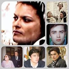 Annie Wilson Gaston, mother of Delcy Gaston, with Delcy Gaston Parton's  children. My grand father, Taylor Parton, Born 1900, standing