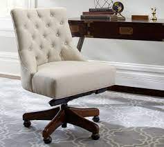 Shop our best selection of upholstered office chairs to reflect your style and inspire your home. Hayes Tufted Swivel Desk Chair