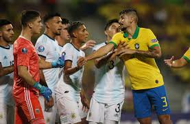 Messi y maradona abren las puertas al mundo. Con El Boleto A Tokio Y El Titulo Asegurados La Seleccion Argentina Cayo Ante Brasil Que Tambien Se Clasifico A Los Juegos Olimpicos Infobae