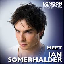 We are delighted to announce the fantastic IAN SOMERHALDER will be joining  us at London Film & Comic Con Saturday and Sunday 27-28 July at Olympia  London! Ian is best known for