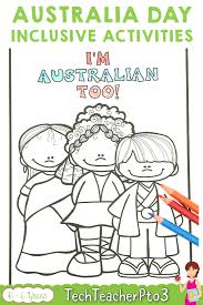 Australia Day Activities That Are Inclusive Of Our Multicultural Society Colouring Sheets Elementary Special Education Activities Australia Day Map Activities