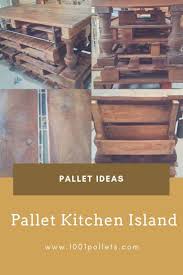 Find the kitchen island out of pallets instructions on diycraftsy. Pallet Kitchen Island 1001 Pallets
