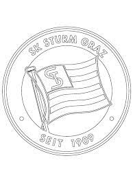 Download wallpapers sk sturm graz, austrian football club, 4k, material design, black and uefa euro 2016 france logo transparent background image sporting logo transparent uefa euro 2016. Sk Sturm Graz Coloring Page 1001coloring Com