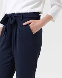 Ieftin Calitate ExcelentÄƒ Gama ExclusivÄƒ Pantalon Bleu Marine Fluide 101openstories Org