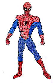 Drop a line towards the bottom, straight from the middle. Spiderman Is Back Again To Climb On The Wall Spiderman Superhero Spiderman Drawing Spiderman Girls Cartoon Art
