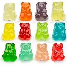 12 flavour gummi bears albanese gummy sweets