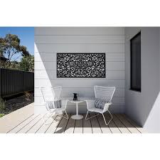 Matrix 1160 X 580mm Charcoal Baroque Wall Art Charcoal Walls Decorative Screen Panels Wall