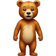 ginger teddy bear red bow