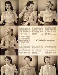 Inside A Canadian Simpson S Catalogue Women S Fashions Of Spring And Summer 1945 The Vintage Inn 1940s Fashion Women Summer Blouses Vintage Outfits