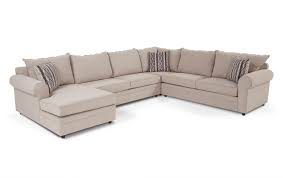 Venus Dune 4 Piece Right Arm Facing Sectional Bobs Com Sectional Living Room Sets Furniture Cottage Furniture