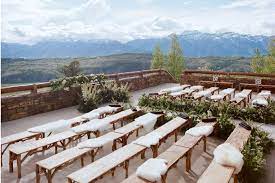 23 Over The Top Ideas From Destination Weddings Jackson Hole Wedding Wyoming Weddings Winter Wedding Venues