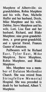 Obituary for Murphree