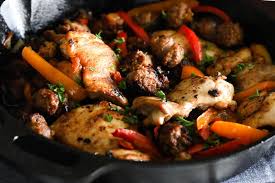Mouthwatering Chicken Scarpariello Recipe Recipe Chicken Scarpariello Sausage Dishes Stuffed Peppers