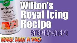 2 cups powdered sugar · 2 tablespoons meringue powder · 1/4 cup warm water, plus more for thinning to flood consistency · 1/2 teaspoon clear vanilla or almond . Wilton S Royal Icing Recipe Youtube