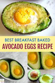 Breakfast Baked Avocado Eggs Recipe Creative Healthy Family Recipe Baked Avocado Avocado Egg Bake Avocado Recipes