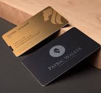 White PVC Business Cards