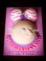 Baby shower belly cake cake for a baby shower. Baby Shower Belly Cake Cake By Kate Cakesdecor