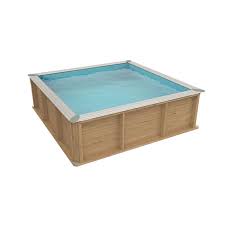 Piscine Pistoche Piscinette Hors Sol En Bois Pour Enfants 2m X 2m