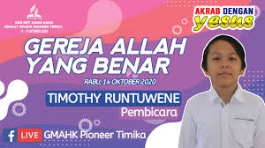 Published in kkr / ppi. Gereja Allah Yang Benar Timothy Runtuwene Kkr Net Anak Anak Jemaat Pioneer Youtube
