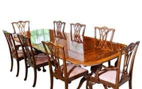 Mid century vintage ashwood dining table and chairs by john van koert for drexel. Lot Art Drexel Heritage Heirloom Collection Chippendale Style Dining Table And Chairs